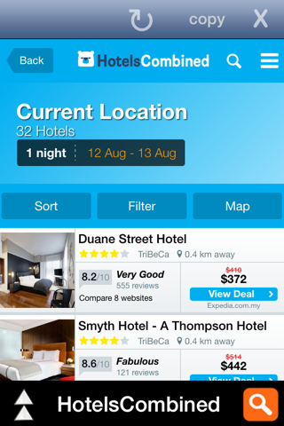 All Hotel Apps - Search all in one go. screenshot 3