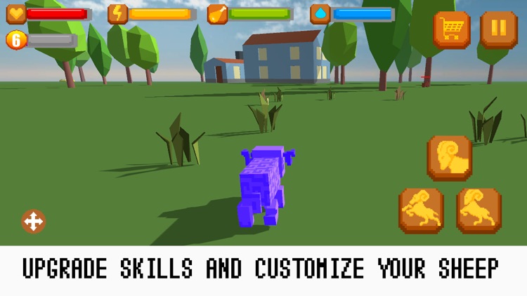 Pixel Wildlife: Sheep Survival Simulator Free