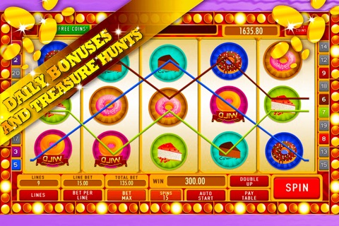 Tasty Slot Machine: Win delicious cake treats every seven fortunate rounds screenshot 3