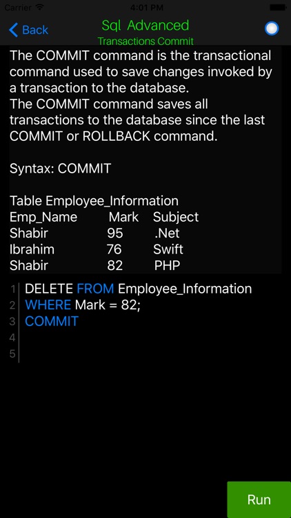 SQL Query - Learn How to create and manage Data Base in SQL! screenshot-4