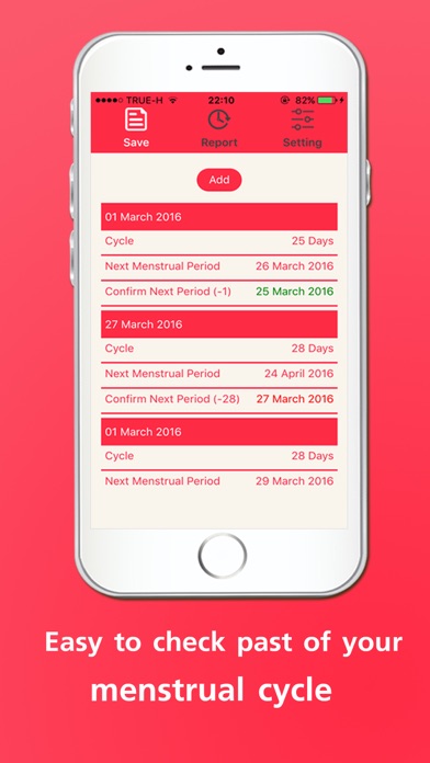 Screenshot #3 pour Menstrual Cycle Predication