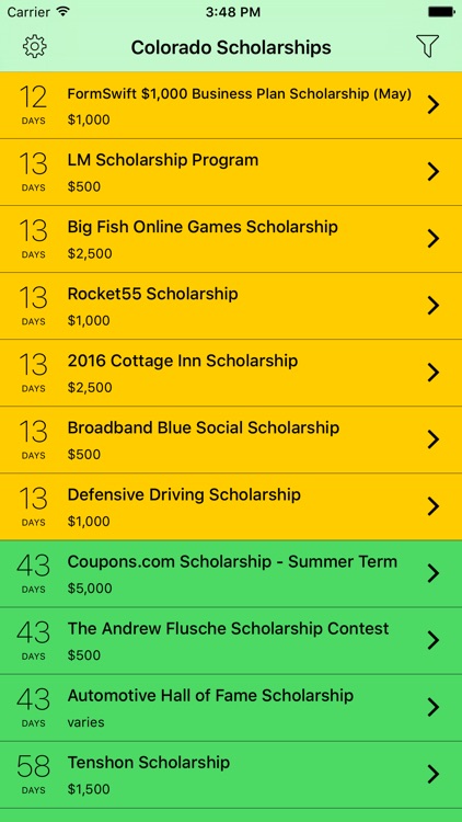 Colorado Scholarships - Updated Daily