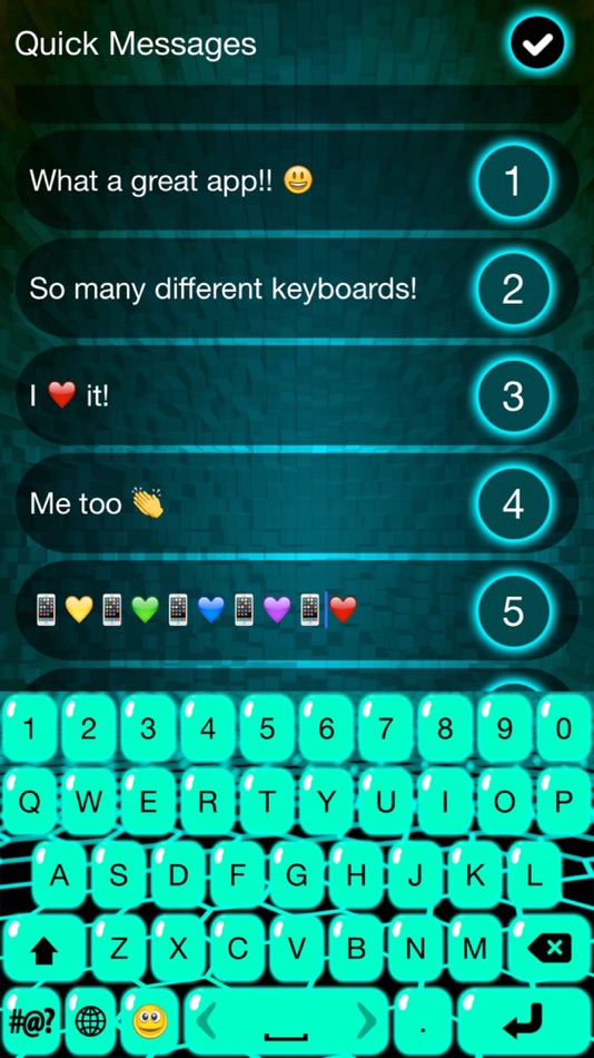 #5. Glow Neon Colors Keyboard – Download Colorful Theme.s and Backgrounds (iOS) 由: Milica Vuksanovic