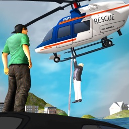 911 Rescue Helicopter Flight Simulator - Missions Heli pilote en sauvetage