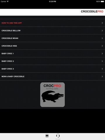 REAL Crocodile Hunting Calls & Crocodile Sounds for Hunting (ad free) BLUETOOTH COMPATIBLE screenshot 2