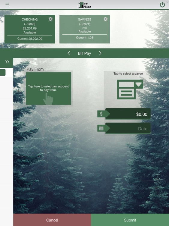 1st Fed CI Mobile Banking for iPad screenshot-4