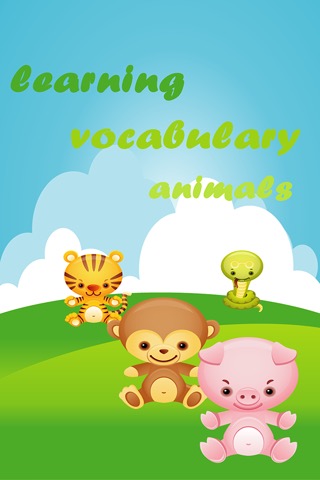 子供のための語彙動物のゲーム - 子供のための最初の言葉は、聞いて学び、動物と英語での語彙と話しますのおすすめ画像1