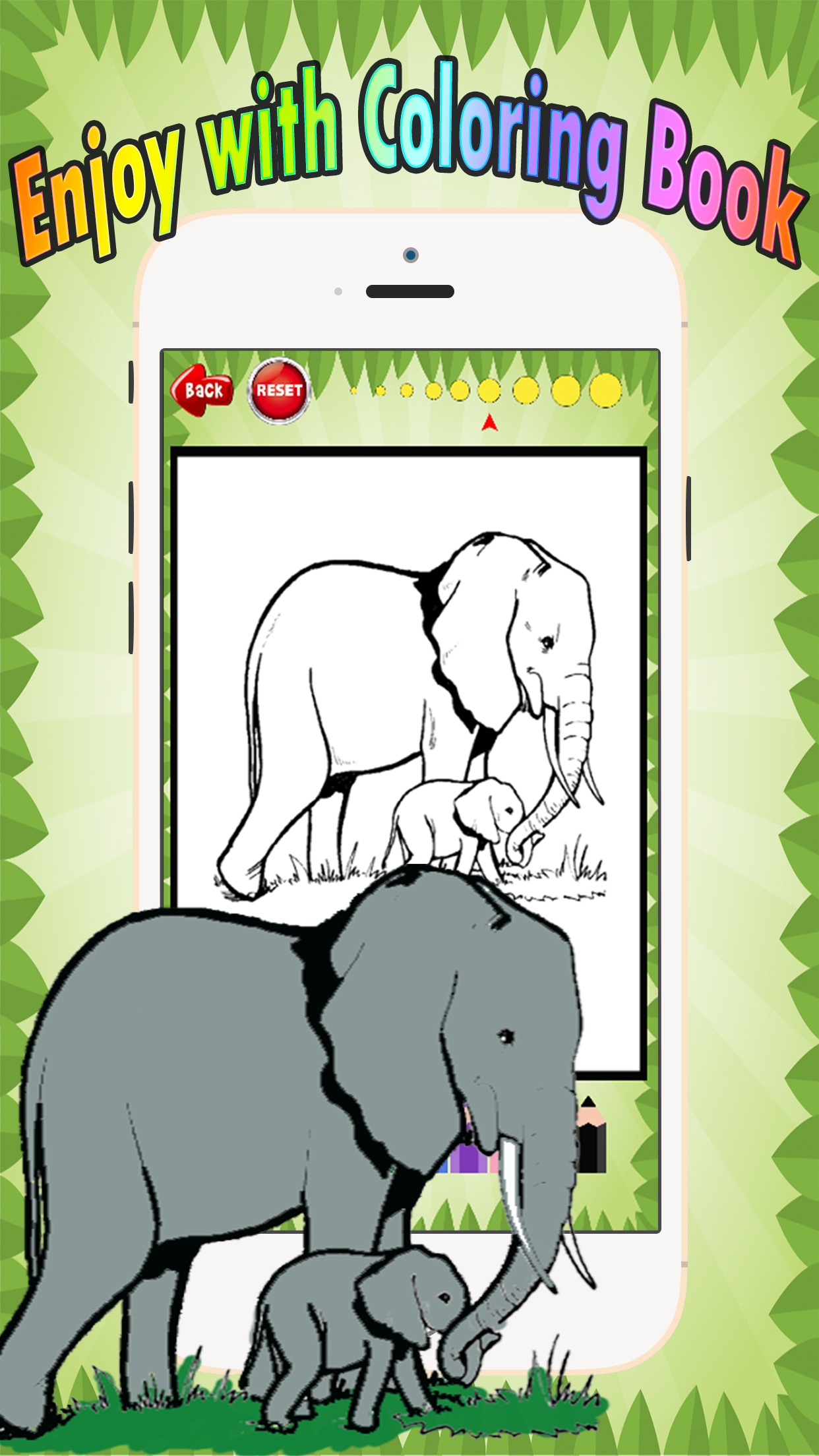 Wild animals Coloring Book: These cute zoo animal coloring pages provide learning skill games free for children and toddler any age screenshot 4