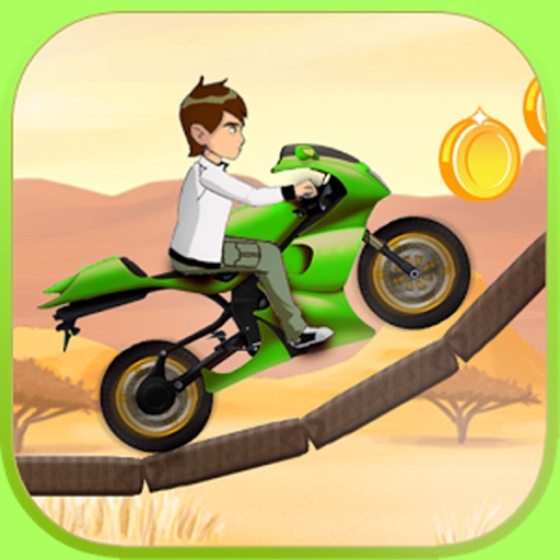 Ben Jungle Motorbike Racing Icon