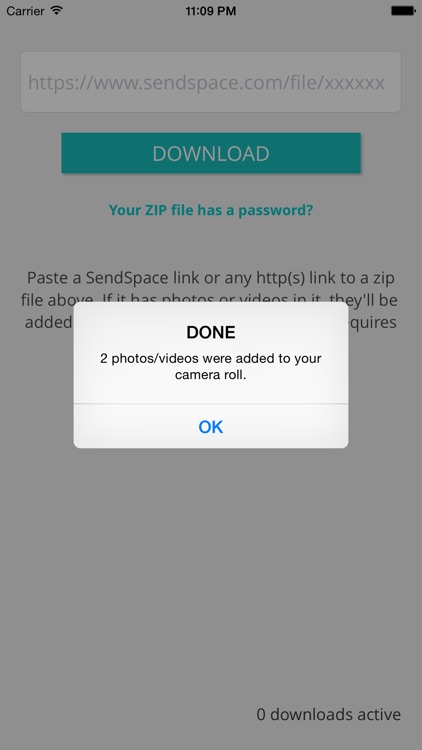 GetSpace - Download SendSpace Photos, Videos and ZIP files screenshot-3