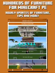 furniture for minecraft pe - furniture for pocket edition ipad resimleri 1