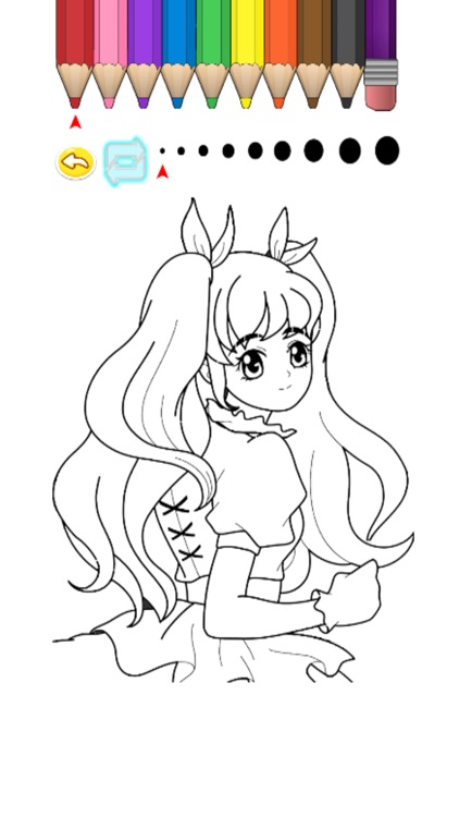 Kids Coloring Book - Princess Chiba screenshot-4
