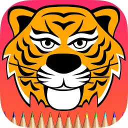 The Tiger Coloring Book: Learn to draw and color cheetah, panther and more app icon