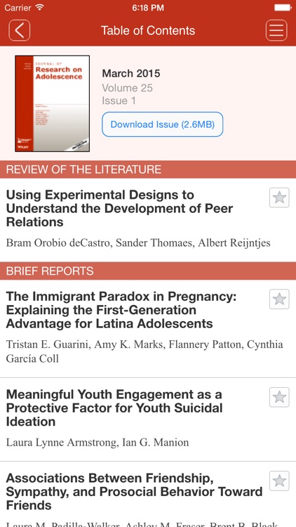Journal of Research On Adolescence screenshot-4