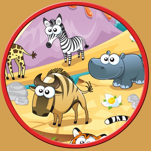kids love jungle animals - free icon