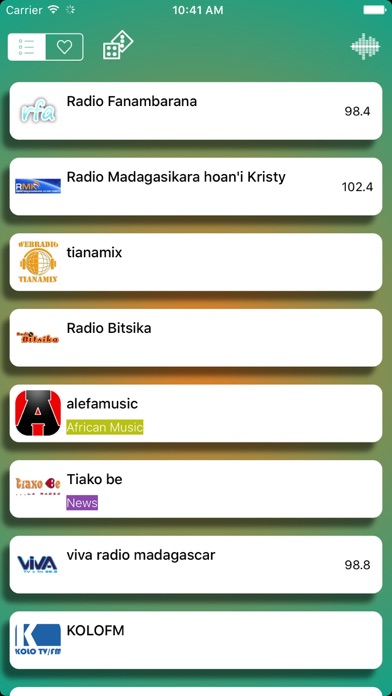 Screenshot #3 pour Madagascar Radio News / FM - AM