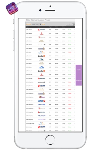 MEL AIRPORT - Realtime Info, Map, More - MELBOURNE AIRPORT screenshot 3