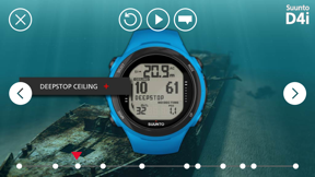 Suunto Dive Learning Tools – Teach yourself how to set up and use the Suunto D4i Novo, Vyper Novo and Zoop Novo. screenshot