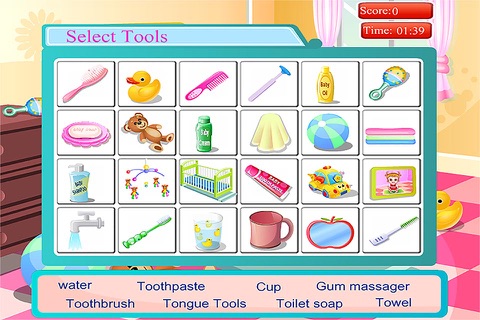 Baby Care: Wash&Brush Morning - Learning Story Game screenshot 3