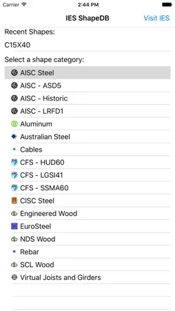 IES ShapeDB screenshot 2