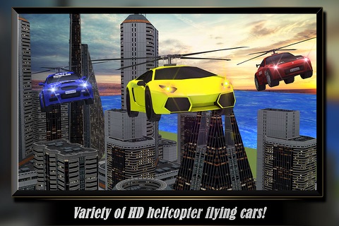 Helicopter Flying Muscle Car screenshot 4