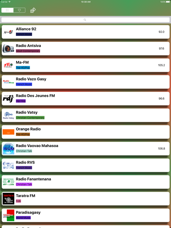 Screenshot #5 pour Madagascar Radio News / FM - AM