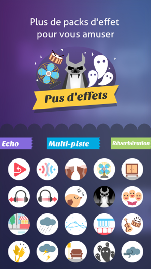 ‎Voice Changer App - Enregistreur et Effets Sonores Capture d'écran