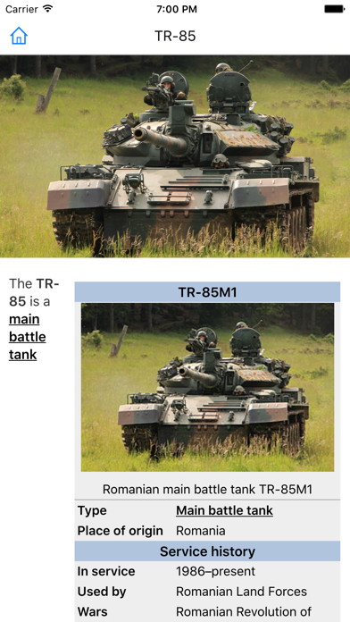 CHI Encyclopedia of Tanks iPhone screenshot 5 - Education app