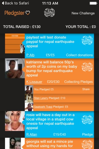 Pledgster screenshot 3