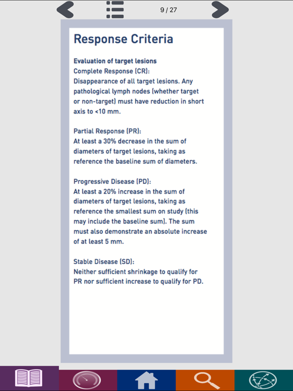Screenshot #6 pour PAREXEL RECIST 1.1