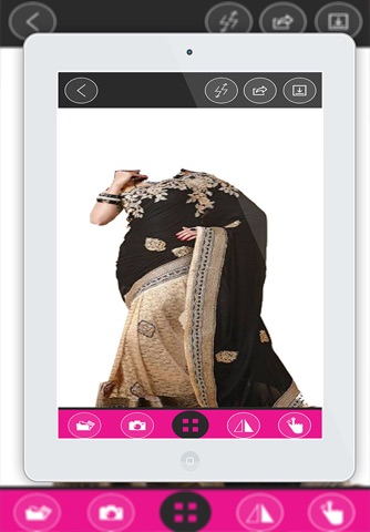 Indian Saree Photo Suit : Lehenga Choli Saree Photo Montag Pro screenshot 2
