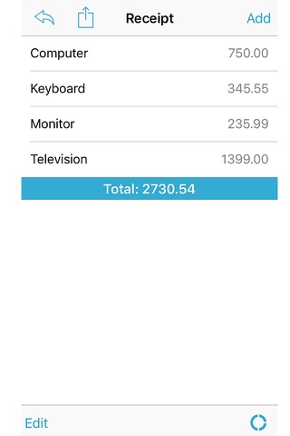 Receipt Organiser - take photos and track spending screenshot 2