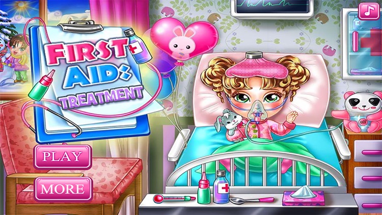 First Aid Treatment:Baby Flu - Kids Care Doctor Simulator Game
