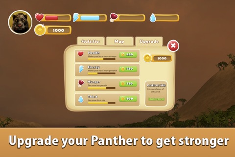 Black Wild Panther Simulator 3D Full - Be a wild cat in animal simulator! screenshot 4