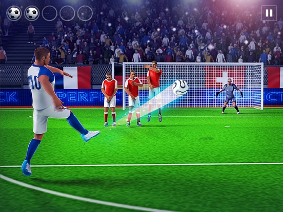 Perfect FreeKick 3D - Top Free Kick Soccer Game iPad app afbeelding 1