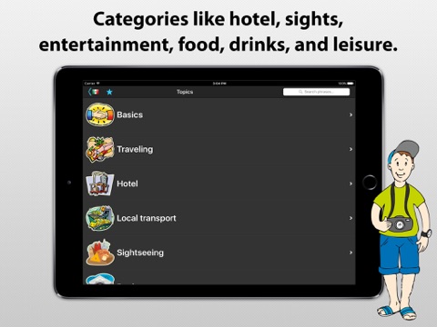 Screenshot #6 pour Phrasebook - over 30 languages