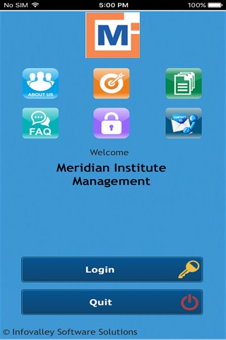 Meridian Institute Mgt screenshot 2