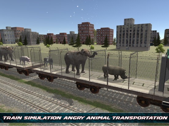 Screenshot #6 pour Angry Transport Animaux train 2016
