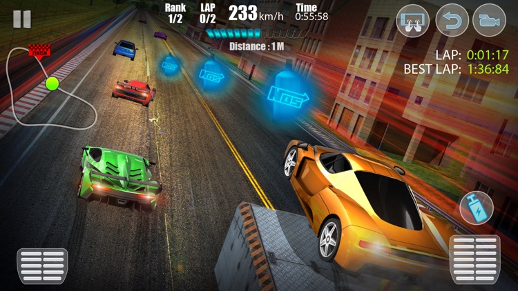 Racing in City 3D screenshot-3