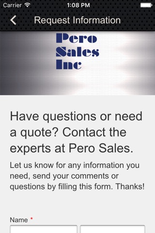 Pero Sales Inc screenshot 2