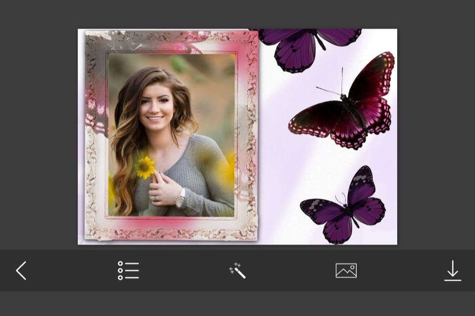 Butterfly Photo Frames - Instant Frame Maker & Photo Editor screenshot 4