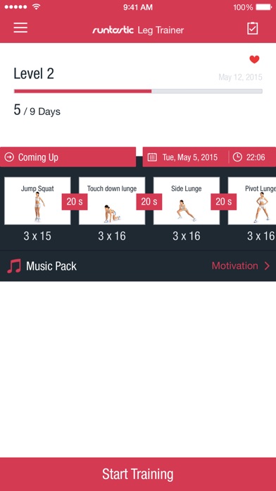 Runtastic Leg Trainer Workouts - AppRecs