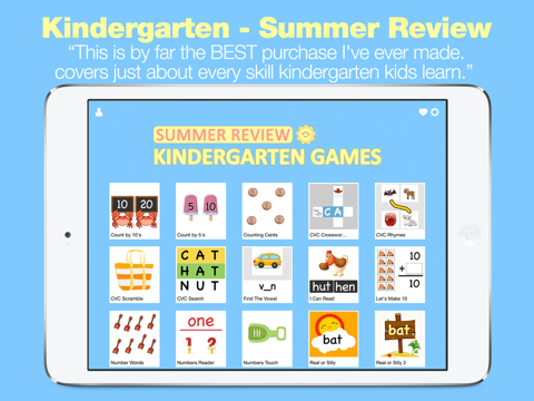 Screenshot #4 pour Kindergarten Learning Games - Summer Review for Math and Reading