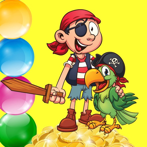 Tom Pirates Island Bay - Bubble Shooter Popping free game for kids Icon