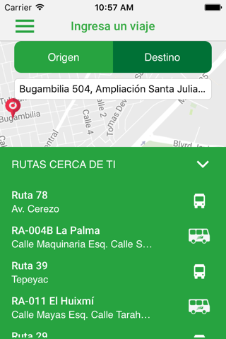 Transporte Hidalgo screenshot 2