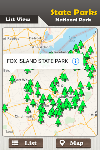 Ohio State Parks & National Parks Guide screenshot 2