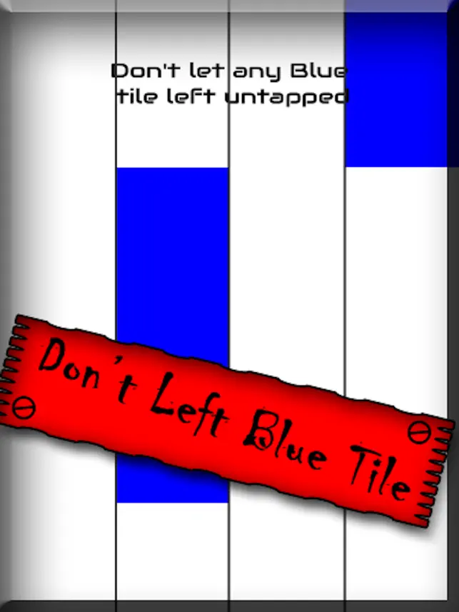 Blue Piano Tiles - Dont Tap The White Tile and free trivia games, game for IOS