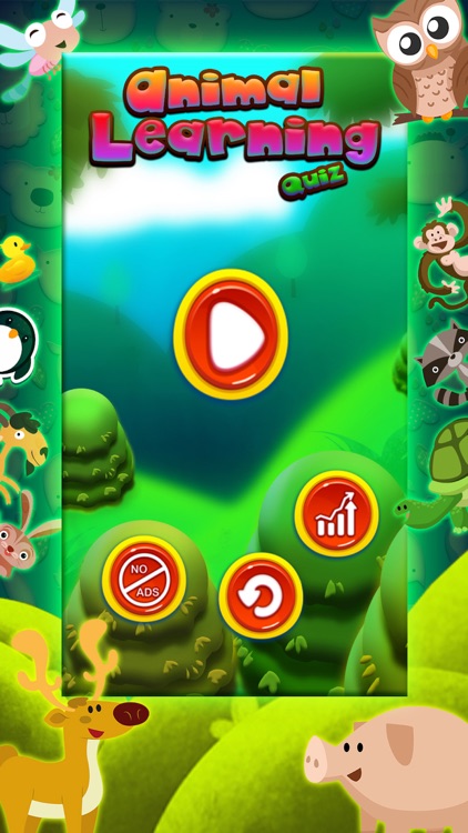 Preschool Cute Animal Learning Quiz Game for Babies and Toddlers