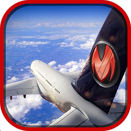 Airplane Flight Pilot Sim Icon