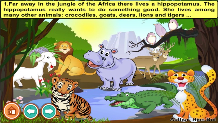 A good hippopotamus (story and games for kids) screenshot-3
